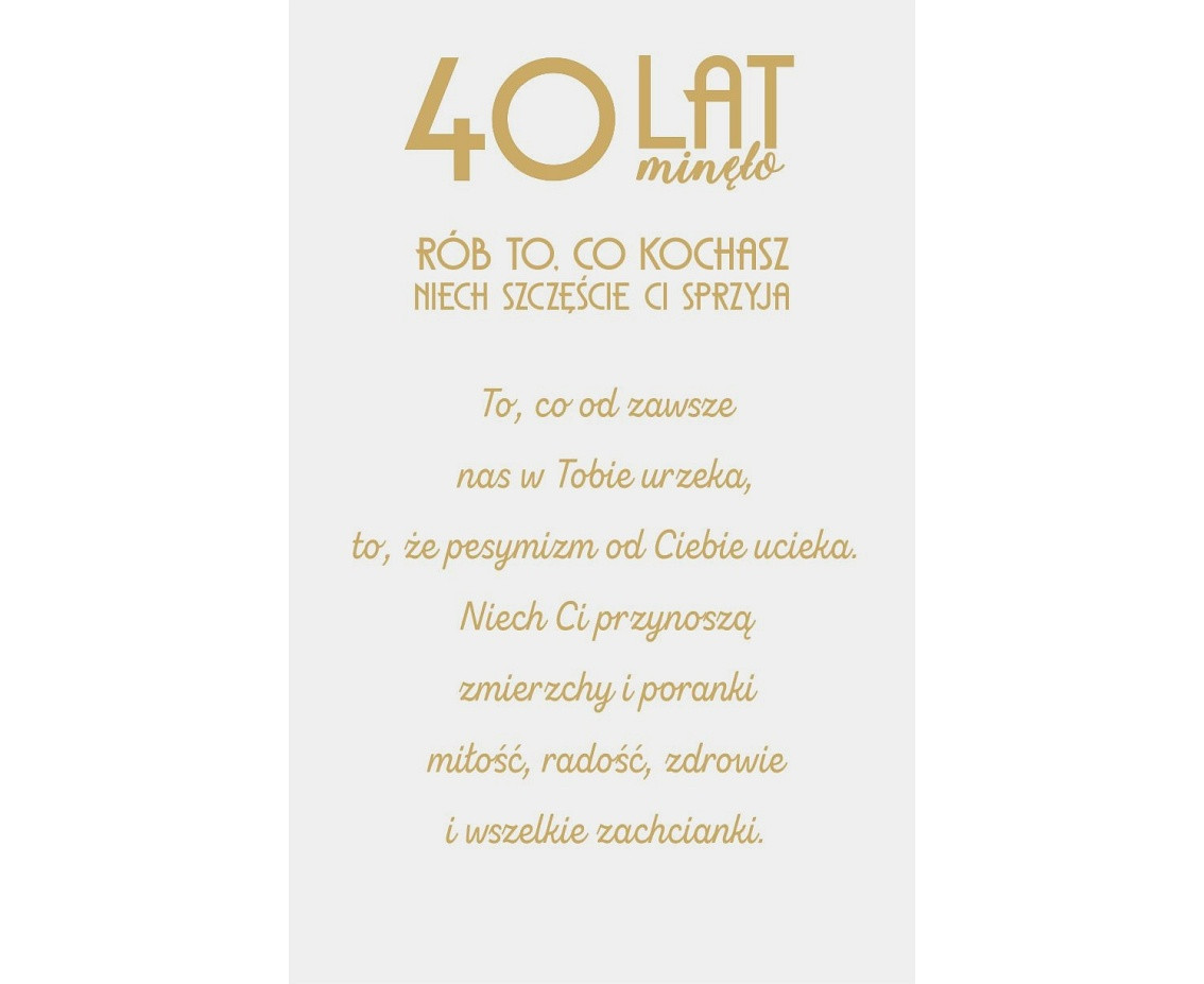 Birthday Card 40th Birthday, Red Car, 13x20,5 cm